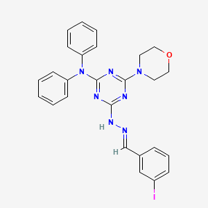 molecular formula C26H24IN7O B1683467 Vacuolin-1 CAS No. 351986-85-1