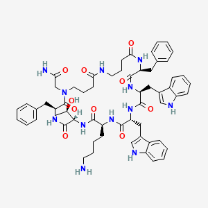 B1683482 Veldoreotide CAS No. 252845-37-7