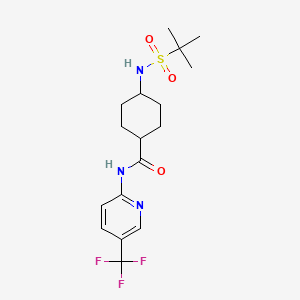 molecular formula C17H24F3N3O3S B1683484 Velneperit CAS No. 342577-38-2