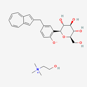 B1683501 YM-543 trimethylamine CAS No. 1610007-47-0