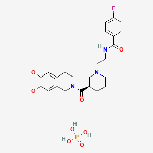 B1683504 YM-758 monophosphate CAS No. 312752-86-6