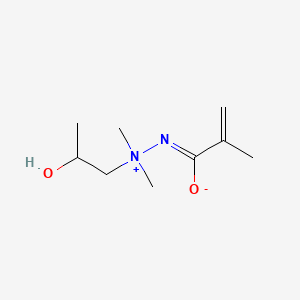 B1683516 1,1-Dimethyl-1-(2-hydroxypropylamine)methacrylimide CAS No. 17341-40-1