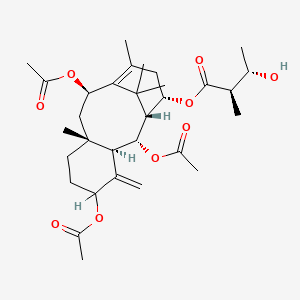 molecular formula C31H46O9 B1683534 Yunnanxane CAS No. 139713-81-8