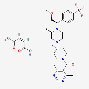 molecular formula C32H42F3N5O6 B1683553 Vicriviroc maleate CAS No. 599179-03-0