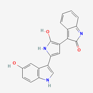 molecular formula C20H13N3O3 B1683560 紫罗兰素 CAS No. 548-54-9