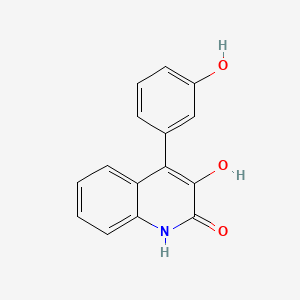 molecular formula C15H11NO3 B1683567 Viridicatol CAS No. 14484-44-7