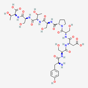 molecular formula C38H57N9O19 B1683619 Ysdspstst肽 CAS No. 130007-45-3