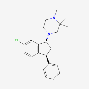 molecular formula C22H27ClN2 B1683627 齐克罗钠平 CAS No. 170381-16-5