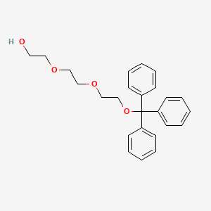 molecular formula C25H28O4 B1683681 Ethanol, 2-[2-[2-(triphenylmethoxy)ethoxy]ethoxy]- CAS No. 133699-09-9