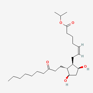 molecular formula C25H44O5 B1683727 异丙基乌诺前列素 CAS No. 120373-24-2