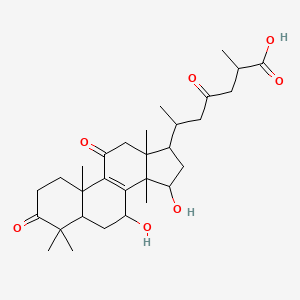 molecular formula C30H44O7 B1683751 灵芝酸 A CAS No. 81907-62-2