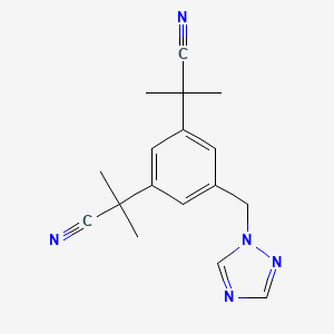 molecular formula C17H19N5 B1683761 Anastrozole CAS No. 120511-73-1