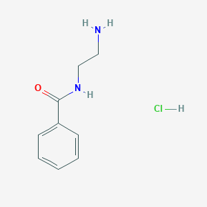 molecular formula C9H13ClN2O B168379 N-Benzoylethylenediamine hydrochloride CAS No. 1502-45-0