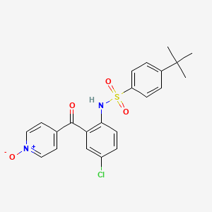molecular formula C22H21ClN2O4S B1683812 维西农 CAS No. 698394-73-9