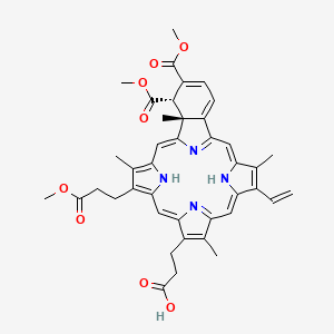 B1683818 Verteporfin CAS No. 129497-78-5