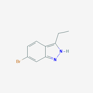 molecular formula C9H9BrN2 B168385 6-溴-3-乙基-1H-吲唑 CAS No. 199172-01-5