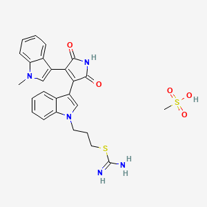 B1683856 Bisindolylmaleimide IX mesylate CAS No. 138489-18-6