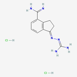 molecular formula C11H16Cl2N6 B1683891 萨多莫西二盐酸盐 CAS No. 138794-73-7