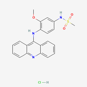 B1683894 Amsacrine hydrochloride CAS No. 54301-15-4