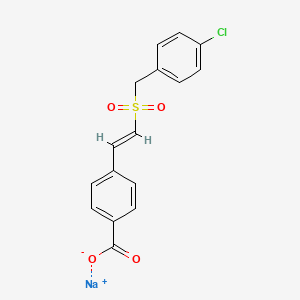 molecular formula C16H12ClNaO4S B1683912 Recilisib sodium CAS No. 922139-31-9