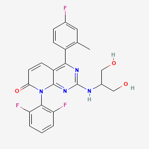 molecular formula C23H19F3N4O3 B1683928 Dilmapimod CAS No. 444606-18-2