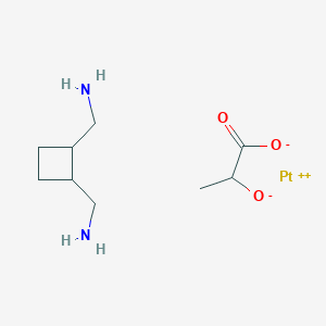 molecular formula C9H18N2O3Pt B1683953 罗铂 CAS No. 135558-11-1