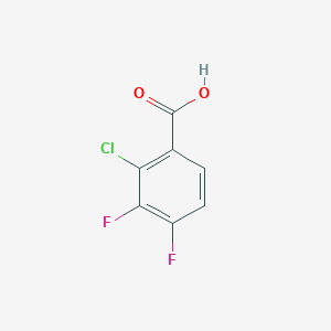 molecular formula C7H3ClF2O2 B168398 2-氯-3,4-二氟苯甲酸 CAS No. 150444-93-2