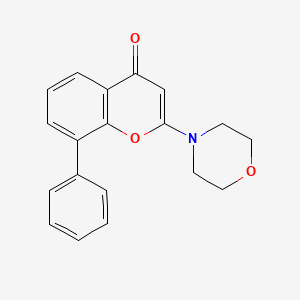 molecular formula C19H17NO3 B1683991 2-(4-吗啉基)-8-苯基-4H-1-苯并吡喃-4-酮 CAS No. 154447-36-6