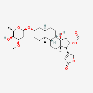 molecular formula C32H48O9 B1683999 夹竹桃甙 CAS No. 465-16-7