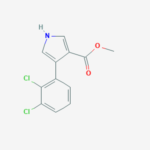 B016840 Methyl 4-(2,3-dichlorophenyl)-1H-pyrrole-3-carboxylate CAS No. 103999-57-1