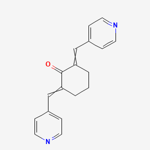 B1684005 (2E,6E)-2,6-bis(pyridin-4-ylmethylene)cyclohexanone CAS No. 871361-88-5