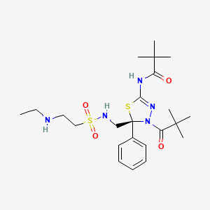 molecular formula C23H37N5O4S2 B1684022 Litronesib CAS No. 910634-41-2
