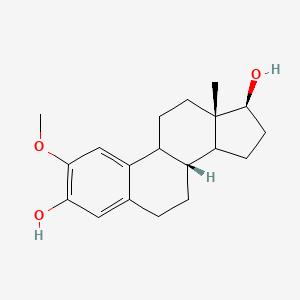 molecular formula C19H26O3 B1684026 2-Methoxyestradiol CAS No. 362-07-2
