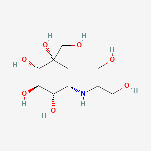 molecular formula C10H21NO7 B1684032 Voglibose CAS No. 83480-29-9