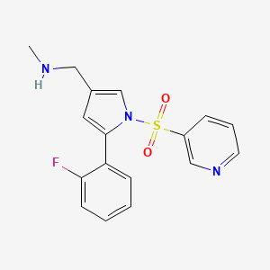 molecular formula C17H16FN3O2S B1684036 Vonoprazan CAS No. 881681-00-1
