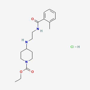 molecular formula C18H28ClN3O3 B1684057 VU 0357017 盐酸盐 CAS No. 1135242-13-5