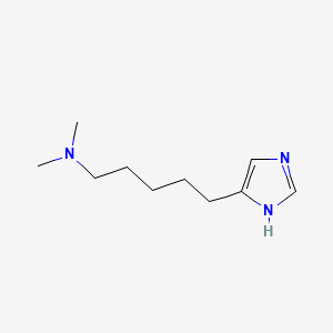 B1684068 5-(3H-imidazol-4-yl)-N,N-dimethylpentan-1-amine CAS No. 397248-39-4