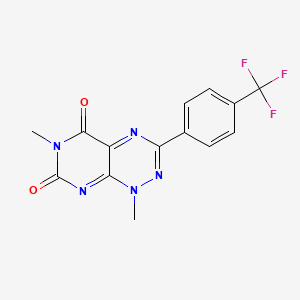 molecular formula C14H10F3N5O2 B1684085 沃利菌素 B CAS No. 878419-78-4