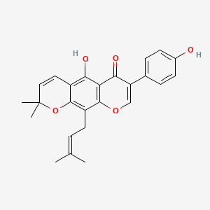 molecular formula C25H24O5 B1684086 Warangalone CAS No. 4449-55-2