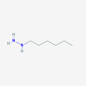 molecular formula C6H16N2 B168409 Hexylhydrazine CAS No. 15888-12-7