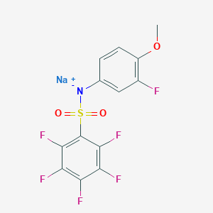 molecular formula C13H6F6NNaO3S B1684090 巴他布林钠 CAS No. 195533-98-3