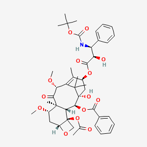 molecular formula C45H57NO14 B1684091 Cabazitaxel CAS No. 183133-96-2