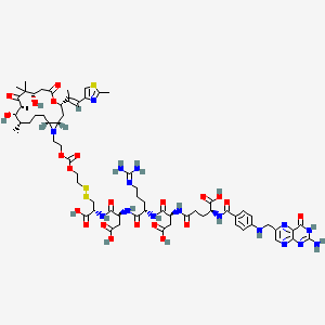 molecular formula C67H92N16O22S3 B1684094 Epofolate CAS No. 958646-17-8