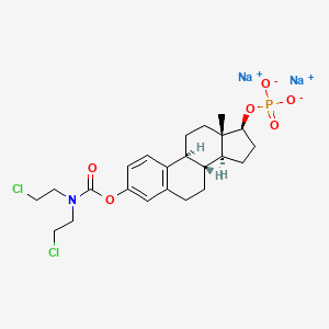 molecular formula C23H30Cl2NNa2O6P B1684097 Estramustine phosphate sodium CAS No. 52205-73-9