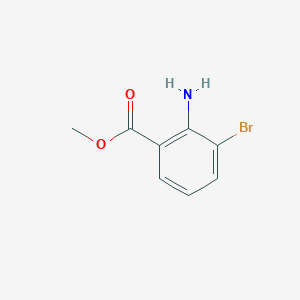 B168418 Methyl 2-amino-3-bromobenzoate CAS No. 104670-74-8
