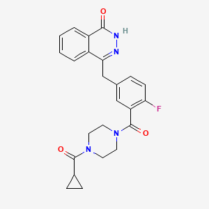 molecular formula C24H23FN4O3 B1684210 奥拉帕尼 CAS No. 763113-22-0