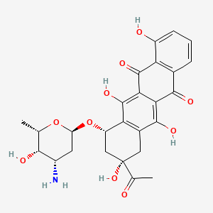 B1684229 Carubicin CAS No. 50935-04-1
