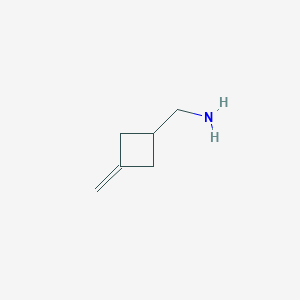 molecular formula C6H11N B168423 (3-亚甲基环丁基)甲胺 CAS No. 16333-93-0
