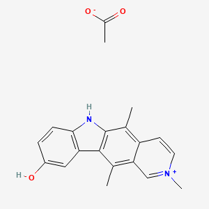 B1684230 Elliptinium acetate CAS No. 58337-35-2