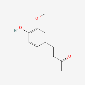 molecular formula C11H14O3 B1684294 Zingerone CAS No. 122-48-5
